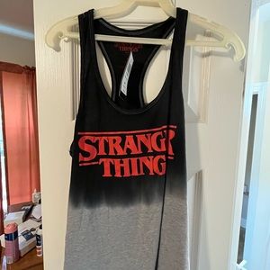 NWT Stranger Things racer back tank
